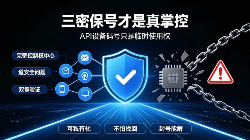 买美区苹果账号必看！三密保账号才是王道，API设备码全是坑