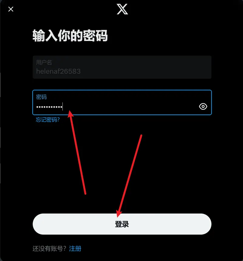 Twiter(推特)账号购买之后的登入教程